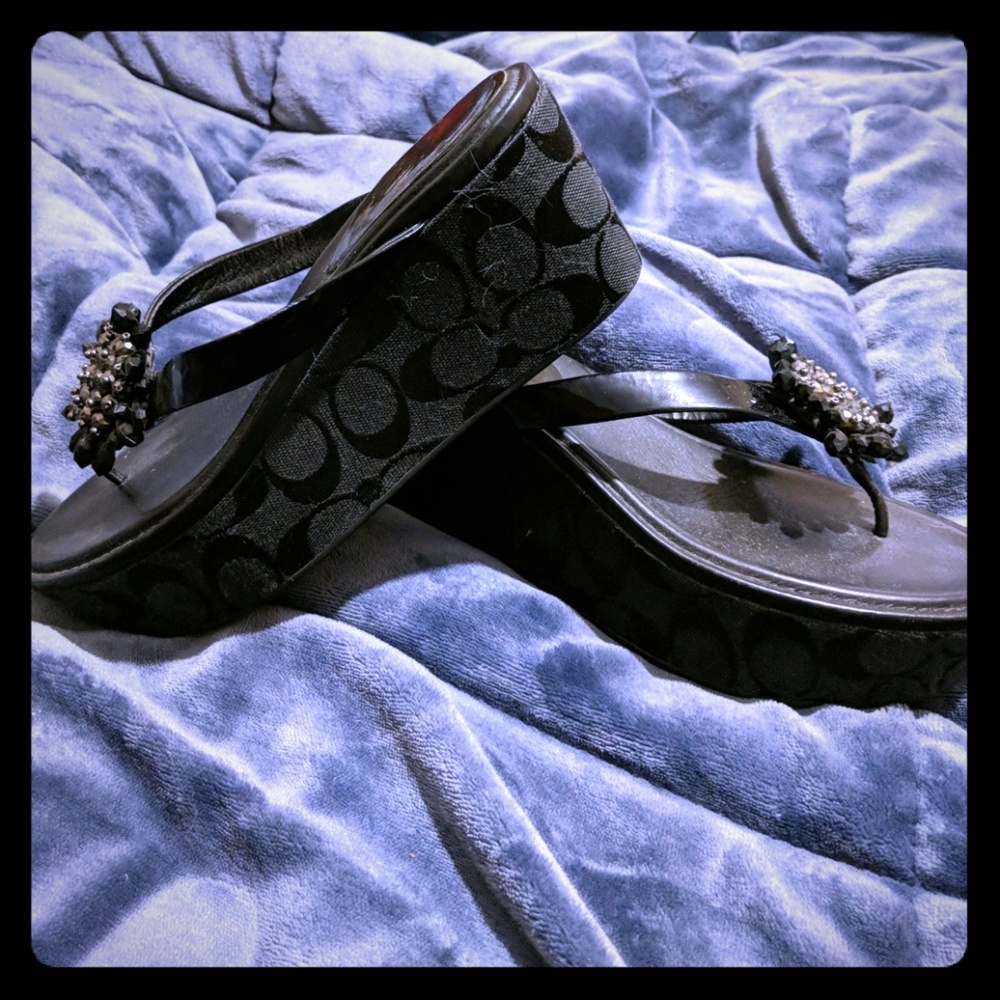 Coach Platform Sandals